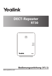 Bedienungsanleitung Yealink RT30 DECT Repeater