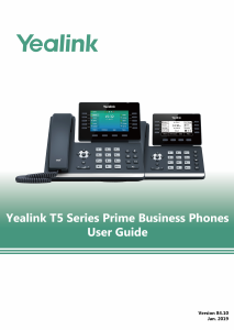 Manual Yealink T53W Phone