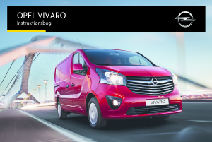 Brugsanvisning Opel Vivaro (2016)