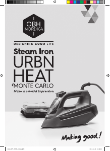 Handleiding OBH Nordica 2124 URBN Heat Monte Carlo Strijkijzer