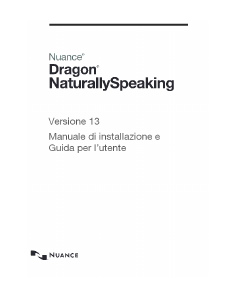 Manuale Nuance Dragon 13