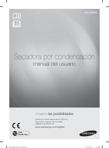 Manual de uso Samsung SDC3D809 Secadora