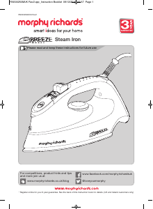 Manual Morphy Richards 300255 Breeze Iron