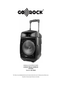 Manual Go Rock GR-TR163 Speaker