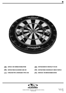 Handleiding Hudora 77032 Dartboard