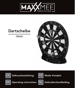 Manual Maxxmee WJ100 Dartboard