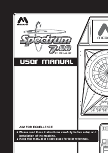 Manual Medalist Spectrum 7.00 Dartboard