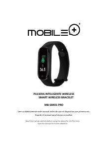 Manual de uso Mobile+ MB-SB401 PRO Rastreador de actividad