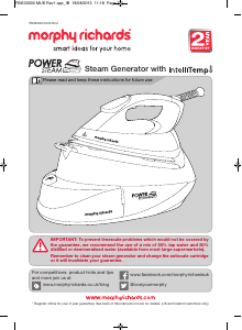 Manual Morphy Richards 333000 Power Iron