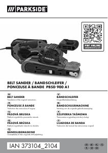 Manual Parkside IAN 373104 Belt Sander