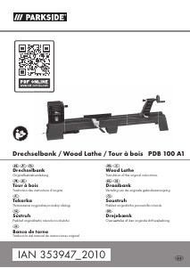 Manual Parkside IAN 353947 Lathe