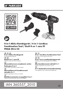 Handleiding Parkside IAN 360557 Multitool