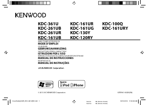 Mode d’emploi Kenwood KDC-361U Autoradio