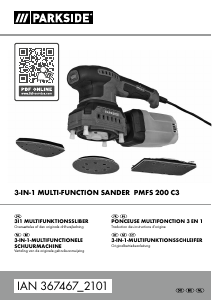 Mode d’emploi Parkside PMFS 200 C3 Ponceuse vibrante