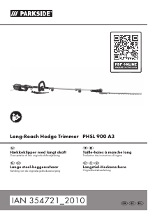 Mode d’emploi Parkside PHSL 900 A3 Taille-haies