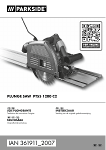 Mode d’emploi Parkside IAN 361911 Scie plongeante