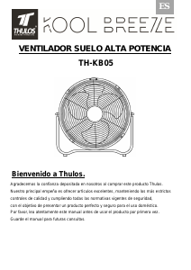 Manual de uso Thulos TH-KB05 Kool Breeze Ventilador
