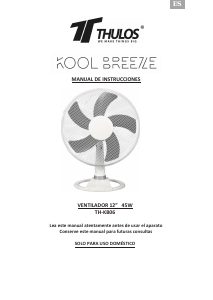 Manual de uso Thulos TH-KB06 Kool Breeze Ventilador