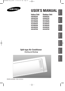 Manual de uso Samsung AS18HPBN Aire acondicionado