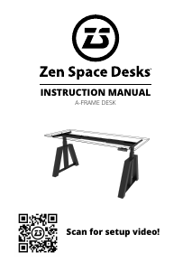 Manual Zen Space A-Frame Desk