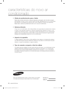 Manual Samsung AVXCMH060EE Ar condicionado