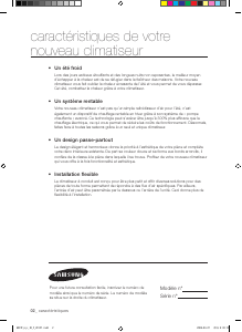 Mode d’emploi Samsung AVXTFH056EE Climatiseur