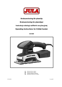 Bruksanvisning Meec Tools 010-069 Eksentersliper