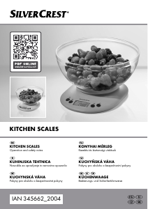 Manual SilverCrest IAN 345662 Kitchen Scale