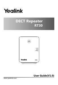 Handleiding Yealink RT30 DECT Repeater