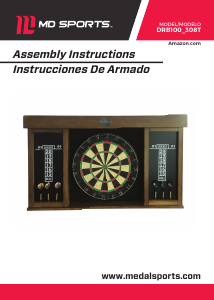 Handleiding MD Sports DRB100_308T Dartboard