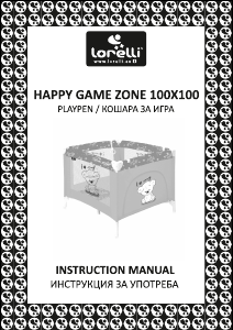 Használati útmutató Lorelli Happy Game Zone Járóka