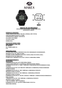 Manual de uso Marea 35223 Unisex Reloj de pulsera