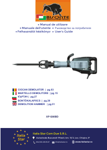 Manual Bisonte XP-G80BD Demolition Hammer