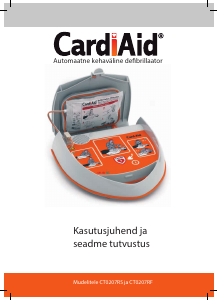 Kasutusjuhend CardiAid CT0207RS Defibrillaator