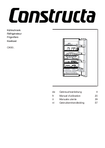 Bedienungsanleitung Constructa CK603KSF0 Kühlschrank