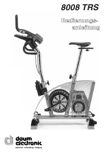 Bedienungsanleitung Daum 8008 TRS Heimtrainer