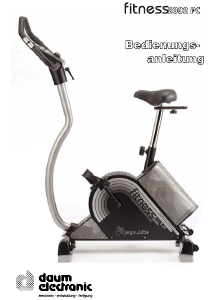 Bedienungsanleitung Daum Fitness 2002 PC Heimtrainer