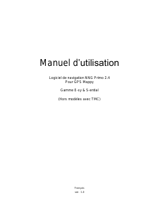 Mode d’emploi Mappy Iti E431 Système de navigation