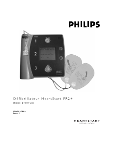 Mode d’emploi Philips M3861A HeartStart FR2+ Défibrillateur