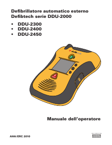 Manuale Defibtech DDU-2450 Defibrillatore