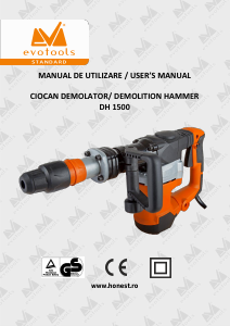 Manual Evotools DH 1500 Demolition Hammer