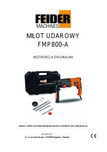 Instrukcja Feider FMP800-A Młotowiertarka