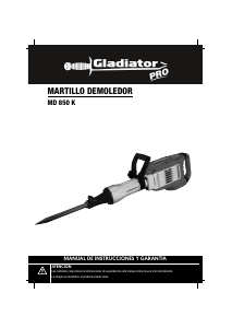 Manual de uso Gladiator MD 850 K Martillo de demolición