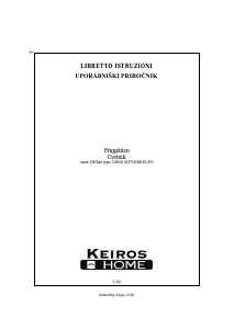 Manuale Keiros Home 129156.01 Friggitrice