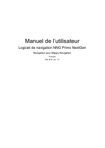 Mode d’emploi Mappy Ulti E531T Système de navigation