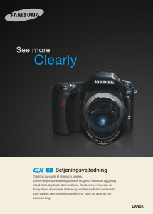 Brugsanvisning Samsung GX-1L Digitalkamera