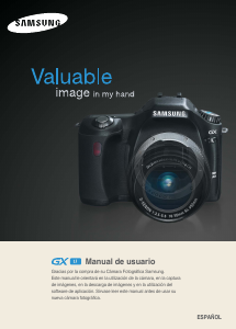 Manual de uso Samsung GX-1L Cámara digital