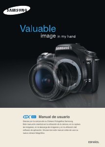 Manual de uso Samsung GX-1S Cámara digital