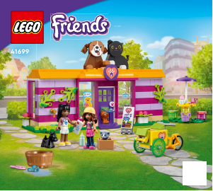 Manual de uso Lego set 41699 Friends Cafetería de Adopción de Mascotas