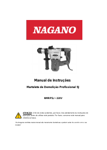 Manual Nagano NMRP5J Martelo perfurador